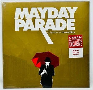NEW - Mayday Parade - A Lesson In Romantics - Black Yellow Galaxy Color Vinyl LP - Picture 1 of 2