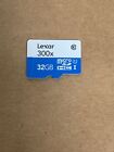 Lexar 300x 32GB Micro SDHC Flash Memory Card