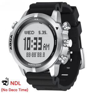 Men's Professional Diving Computer Watch Altimeter Barometer Compass New - Picture 1 of 14