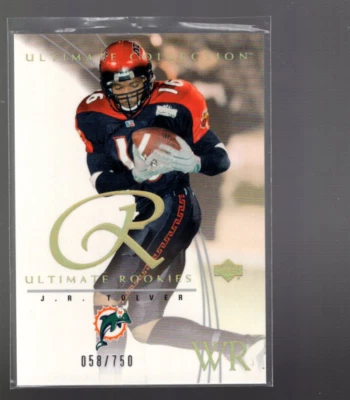 B4557- 2003 Ultimate Collection #76 J.R. Tolver RC /750 - NM-MT - Image 1 of 2