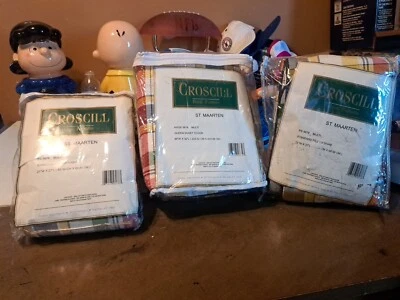 JUEGO EDREDÓN REINA CROSCILL HOME FASHION 3 PIEZAS ST.MAARTEN TEMA AÑOS 80 EE. UU. Foto 1 de 4