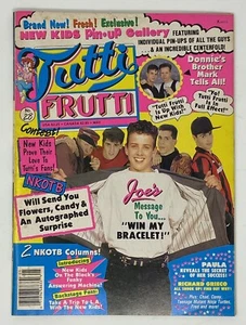 NKOTB 90s Tutti Frutti Magazine No 28 New Kids On The Block Complete w/ Pinups - Picture 1 of 10