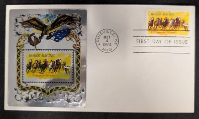 1974 Horse Racing FDC 100th Running Kentucky Derby RW Cachet - Image 1 of 2
