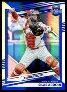 2022 Elite Extra Edition Blue Aspirations 107 Silas Ardoin /349 Orioles - Picture 1 of 2