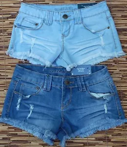 WISHFUL PARK PANTALONCINI CORTI JEANS BLU TAGLIA JUNIOR DONNA TAGLIO LISTA 30€ - Foto 1 di 4