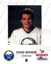 1988-89 Buffalo Sabres Wonder Bread #4 Doug Bodger