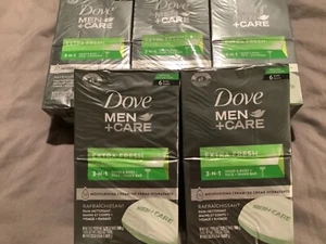 5 Pks Dove Men + Care Extra Fresh Refreshing 3-In-1 Body Face Shave 30 Bars - Picture 1 of 1