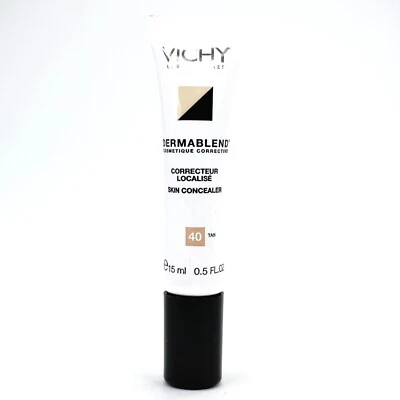 Corrector de piel Vichy Dermablend ~ 40 bronceado ~ 0,5 OZ (nuevo/sin caja) *descontinuado* Foto 1 de 3