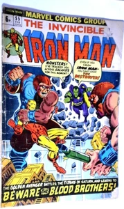 THE IRON MAN #55 (Feb.1973) comic Marvel 1st Appearance of Thanos + Drax - Picture 1 of 5