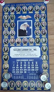 Taylors Lumber Co Dezember 1997 bis Dezember 1998 Kalender 42x22 South Carolina - Bild 1 von 4