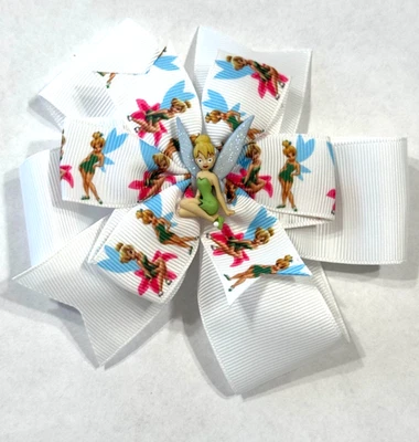 Beautiful Disney's Peter Pan "Tinker Bell" inspired hairbow for girls. - Image 1 of 2