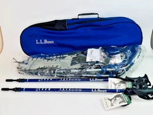 L.L. Bean Pathfinder 30" Mens Snowshoes Snow Shoes w/ Snow Trek Poles & Bag - Picture 1 of 10