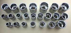 NEW Craftsman 3/8" 23pc Std. Socket Set 12pt SAE/Metric, 9-19 & 21mm, 1/4-7/8" - Picture 1 of 2