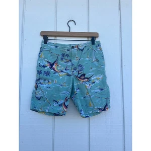 Polo Ralph Lauren Boys Tropical Ocean Fish Chino Shorts, sz 16 - Picture 1 of 5