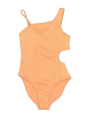 Traje de baño de una pieza naranja Abercrombie para mujer 9 Foto 1 de 2
