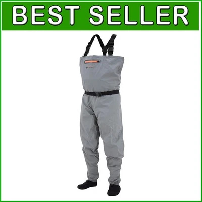Men's Breathable Waterproof Fishing Chest Waders with Secure Storage Pockets - Image 1 of 4