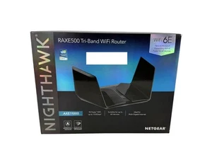 Netgear Nighthawk RAXE500 Tri-Band WiFi 6E Router RAXE500-100EUS - Zdjęcie 1 z 4