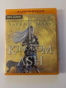 Kingdom Of Ash: A Throne of Glass Novel MP3 Audiobook Sarah J. Maas 2018 3 CDs - Picture 1 of 9