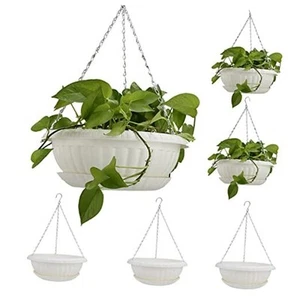 6pcs 12.59” Hanging Planters for Outdoor Plants, Indoor Hanging Flower Pots - Picture 1 of 8