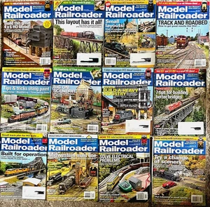 Lot of 12 Model Railroader Magazine (2016 Complete Year) - Picture 1 of 3