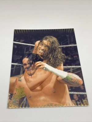 Stevie Richards & CM Punk 2007 Topps WWE Action Card #65 Podcast Guru - Image 1 of 2