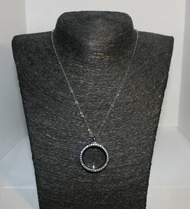NECKLACE W~FLOATING LOCKET PLUS CHAIN YOU SELECT STYLE - COLOR USA SHIP! - Picture 1 of 6