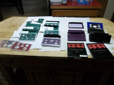Lot Of 16 Mixed US Mint Proof and coin set  Empty Boxes some with Coa  FREE SHIP - Image 1 of 4