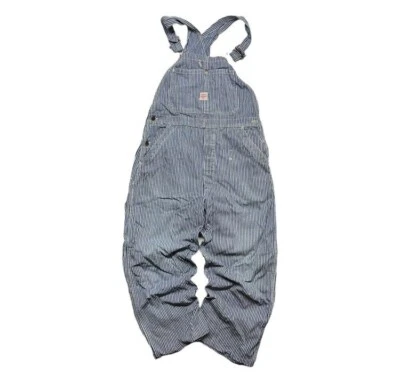 1950’s Carhartt Hickory Stripe Overalls - Image 1 of 4