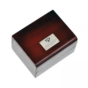 Authentic Aqua Master Diamond Watch Brown Wood Box All Papers - Picture 1 of 2