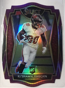 2020 Select KE'SHAWN VAUGHN Premier Level Purple Prizm Die-Cut #173 RC Rookie - Picture 1 of 2