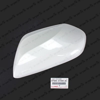 Genuine Toyota 16-21 Prius Driver Mirror Cover White Pearl 070 87945-47060-A1 - Изображение 1 из 4