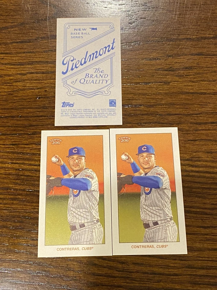 WILLSON CONTRERAS 2020 Topps 206 T206 Wave 4 PIEDMONT BACK Chicago Cubs - Image 1 of 1
