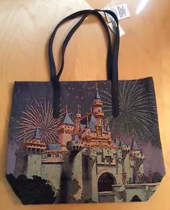 Disney Parks - Borsa tote bag in tela blu castello Disneyland. Nuovo - Foto 1 di 5