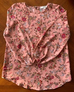 Loft Women’s Blouse Top Tunic Floral Balloon Sleeve Size XS - Picture 1 of 6