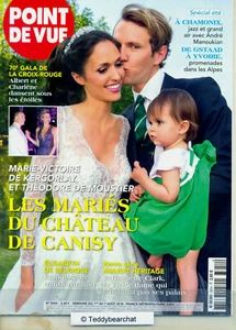 Point de Vue Mariage de KERGORLAY_CHARLENE DE MONACO_ELIA D'ALBANIE 08 2018 ©TBC - Picture 1 of 1