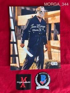Foto Tom Morga autografata firmata 8x10 venerdì 13 Jason Voorhees Beckett - Foto 1 di 5