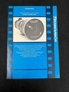 VINTAGE COOKE VAROTAL LENS SALES SHEET, TECHNOVISION, ENGLAND - Picture 1 of 2