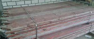 RUX Bordbrett Bordbretter Fußbrett Gerüstbohlen Diele 250cm für Gerüst - Bild 1 von 3
