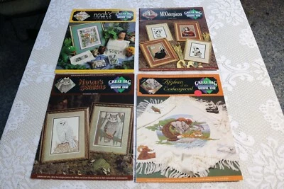 GREAT BIG GRAPHS CROSS STITCH 20007 20019 20034 20052 Noah Animals Owls UPICK - Image 1 of 2
