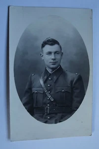 09A1 WWII CPA Postcard Photo Portrait of a Soldier 1939 / 1940 - Picture 1 of 1