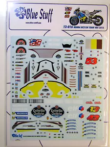 Blue Stuff Decal Sheet 1:12 Scale Honda RC213V Marc VDS 2016 suit Tamiya Kit - Picture 1 of 12