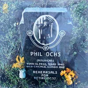 Phil Ochs - Rehearsals For Retirement Vinyl Album - New-Sealed! - Imagen 1 de 2