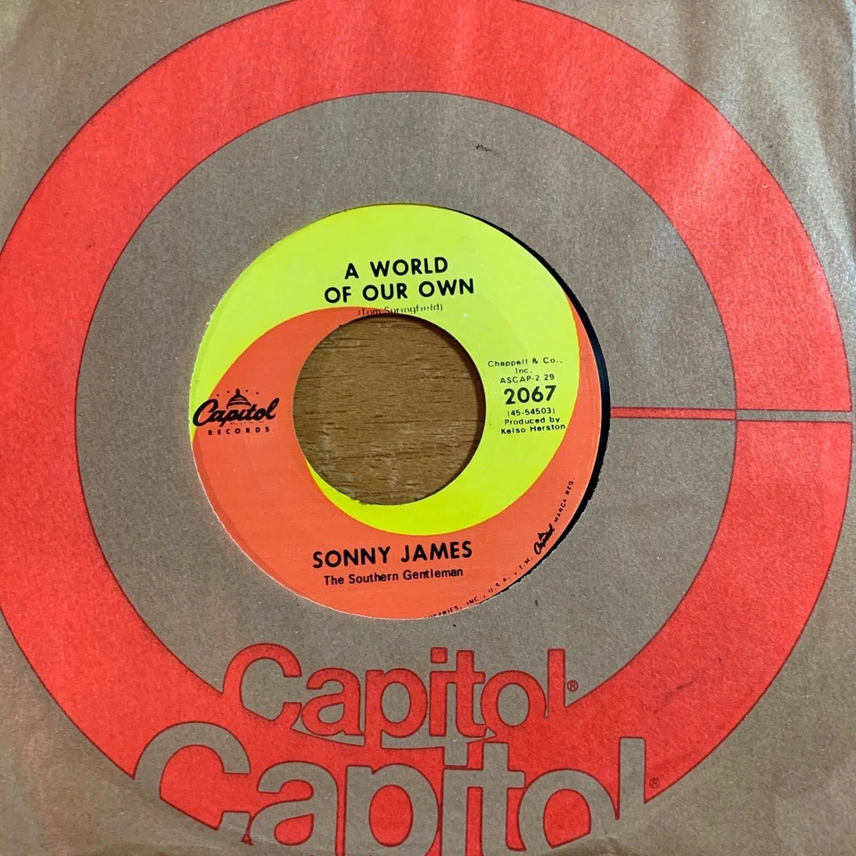 Sonny James - A World Of Our Own // 7" - 1. US-Pressing 1968 - TOP - Bild 1 von 1