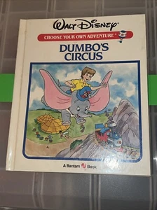 DUMBO'S CIRCUS Choose Your Own Adventure Walt Disney Bantam HC - Picture 1 of 2