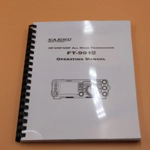 Yaesu FT-991A Instrukcja Instrukcja obsługi z pokrowcami ochronnymi 158 stron - Zdjęcie 1 z 10