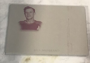 Bill Mosienko 2020-21 Leaf In The Game Used Hockey Magenta Printing Plate 1/1