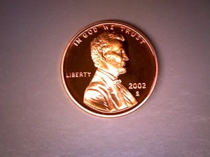 2002 S PROOF LINCOLN MEMORIAL CENT PENNY **Free Shipping** - Picture 1 of 2
