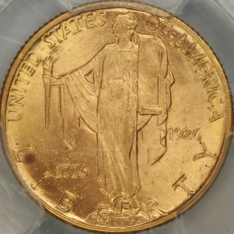 1926 Sesquicentennial $2.50 Commem Gold PCGS MS65 Cover