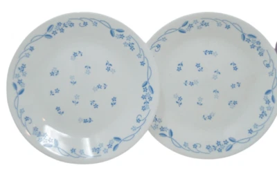 Corelle PROVINCIAL BLUE 6 3/4" Diameter Bread & Butter PLATES Set of 2 - Image 1 of 2