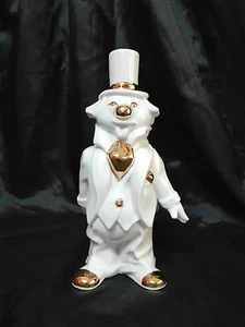 Figura de Porcelana PAYASO Sanbo Valencia Blanco y Oro VINTAGE - Imagen 1 de 2